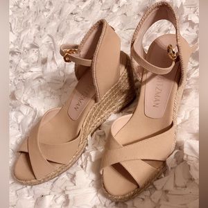 Brand new Stuart Weitzman espadrilles wedges in 8.5